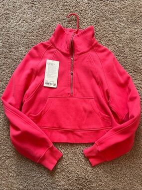 Lululemon Scuba Oversized Funnel Neck XS/S-Glaze Pink